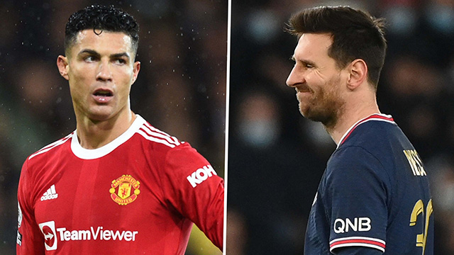So sánh mức lương của hai cầu thủ nổi tiếng Ronaldo và Messi